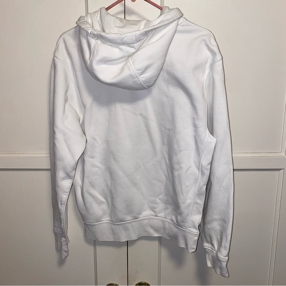 Nike Small White Sportswear Club Fleece Hoodie - Picture 4 of 16